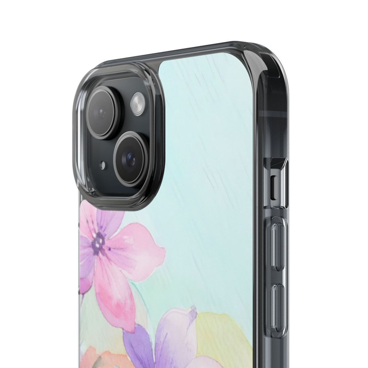 Clear Phone Case – Water Petal