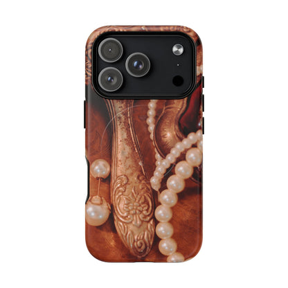 Protective Magnetic Phone Case – Bronze Vanity