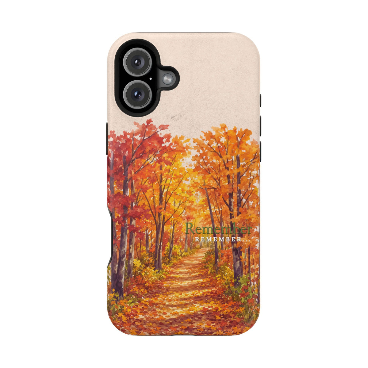 Wireless-Charging Compatible Case – Autumn Remembered – Compatible with iPhone 13–17 & Samsung Galaxy S25–S26 Series