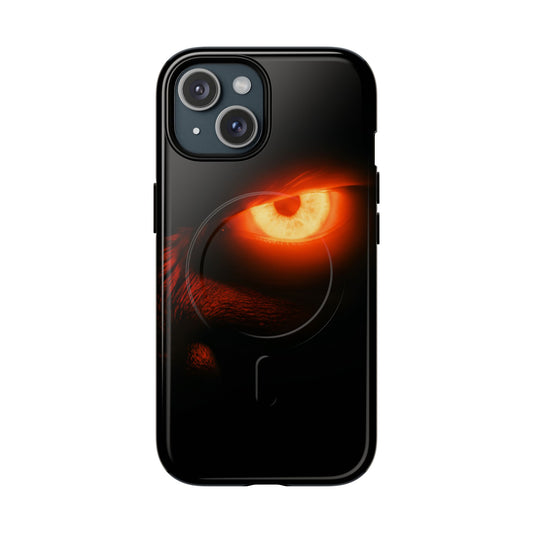 Protective Magnetic Phone Case – Blazing Monster Eyes