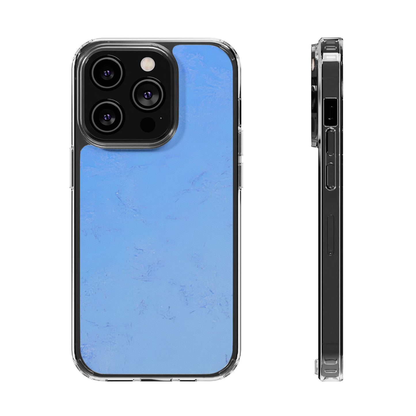 Clear Phone Case – Azure Fade