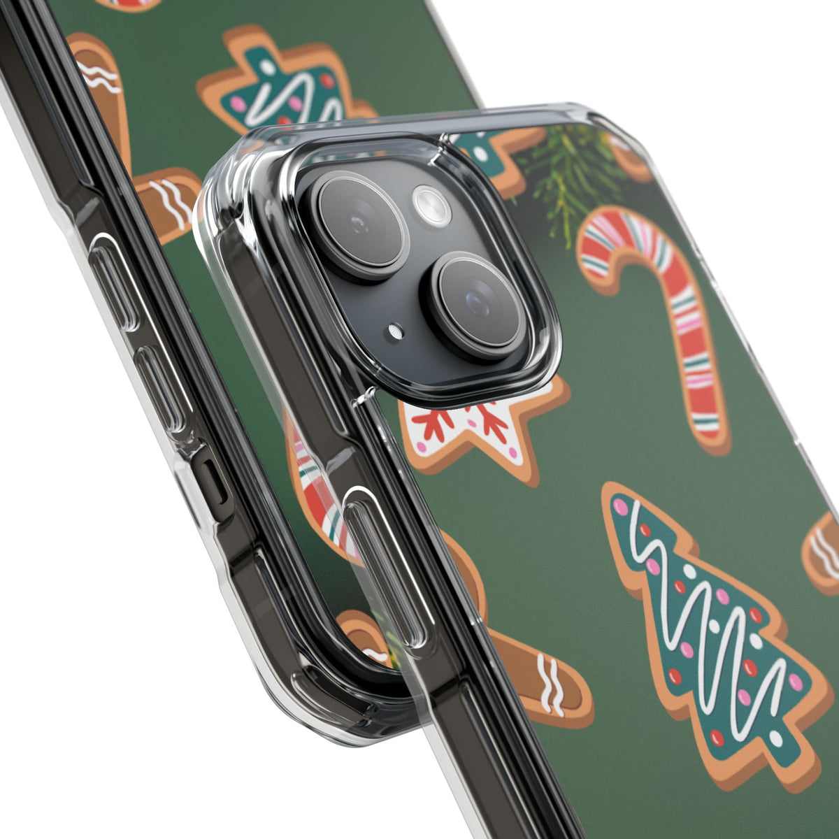Clear Magnetic Phone Case – Cookie Season – Compatible with iPhone 14–17 Series