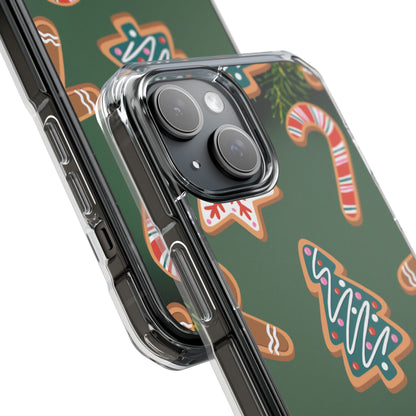 Clear Magnetic Phone Case – Cookie Season – Compatible with iPhone 14–17 Series