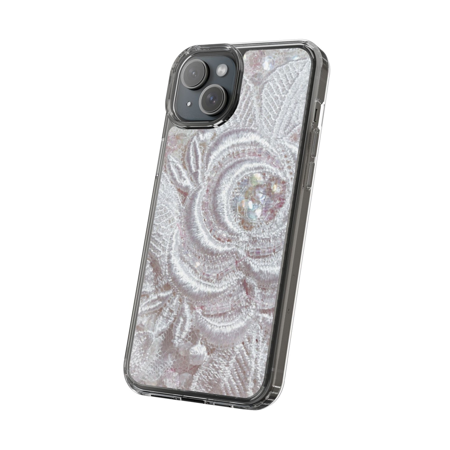 Clear Phone Case – Lace Veil