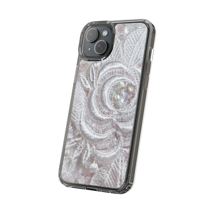 Clear Phone Case – Lace Veil