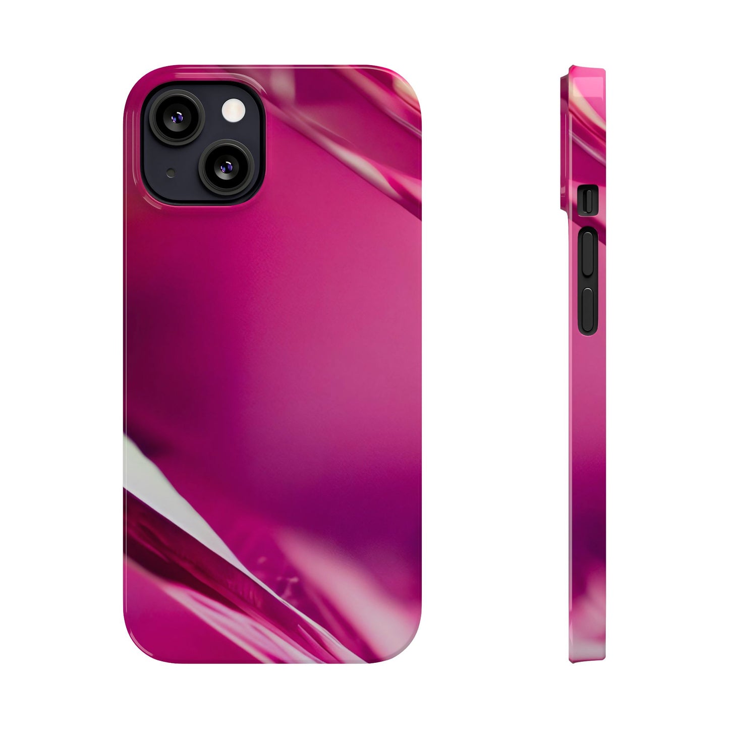 Slim Phone Case – Magenta Motion
