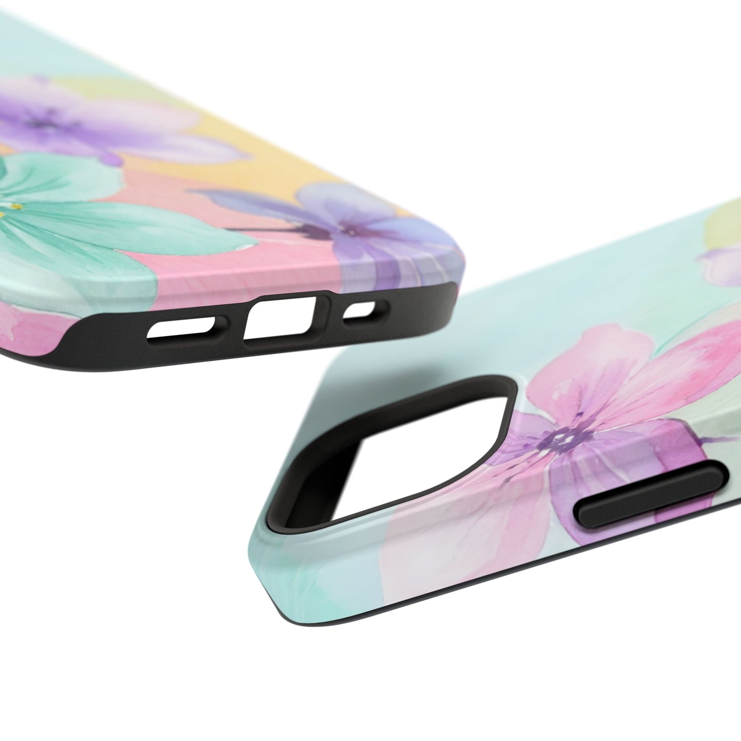 Impact-Resistant Phone Case – Water Petal