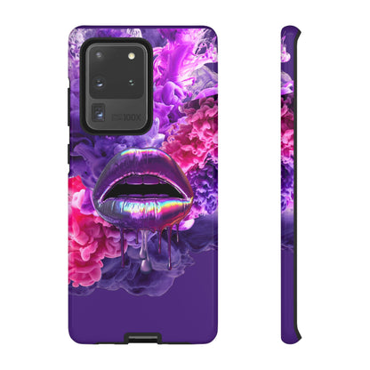 Protective Phone Case – Purple Haze Lips