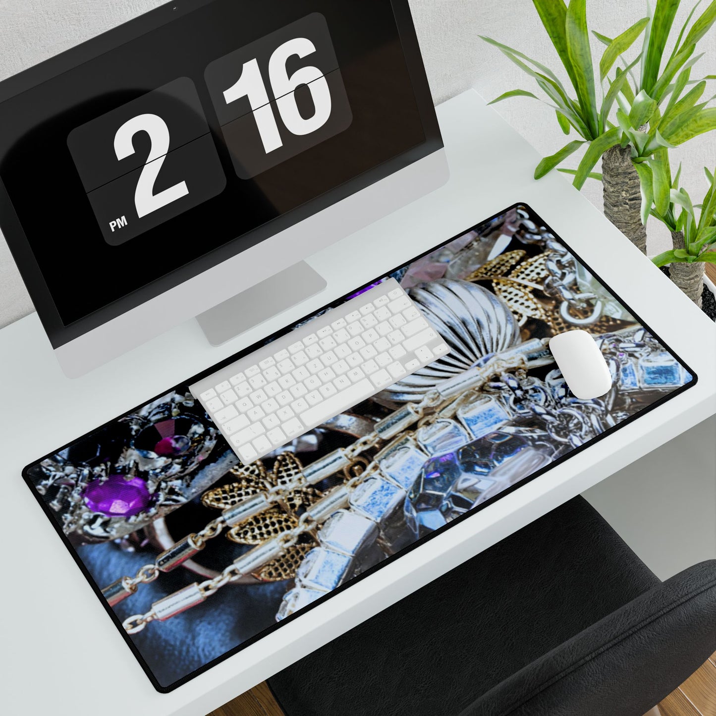 Desk Mat – Chrome Jewel