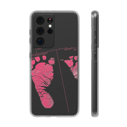 Flexi Case – Mom’s Little Pink Footprints
