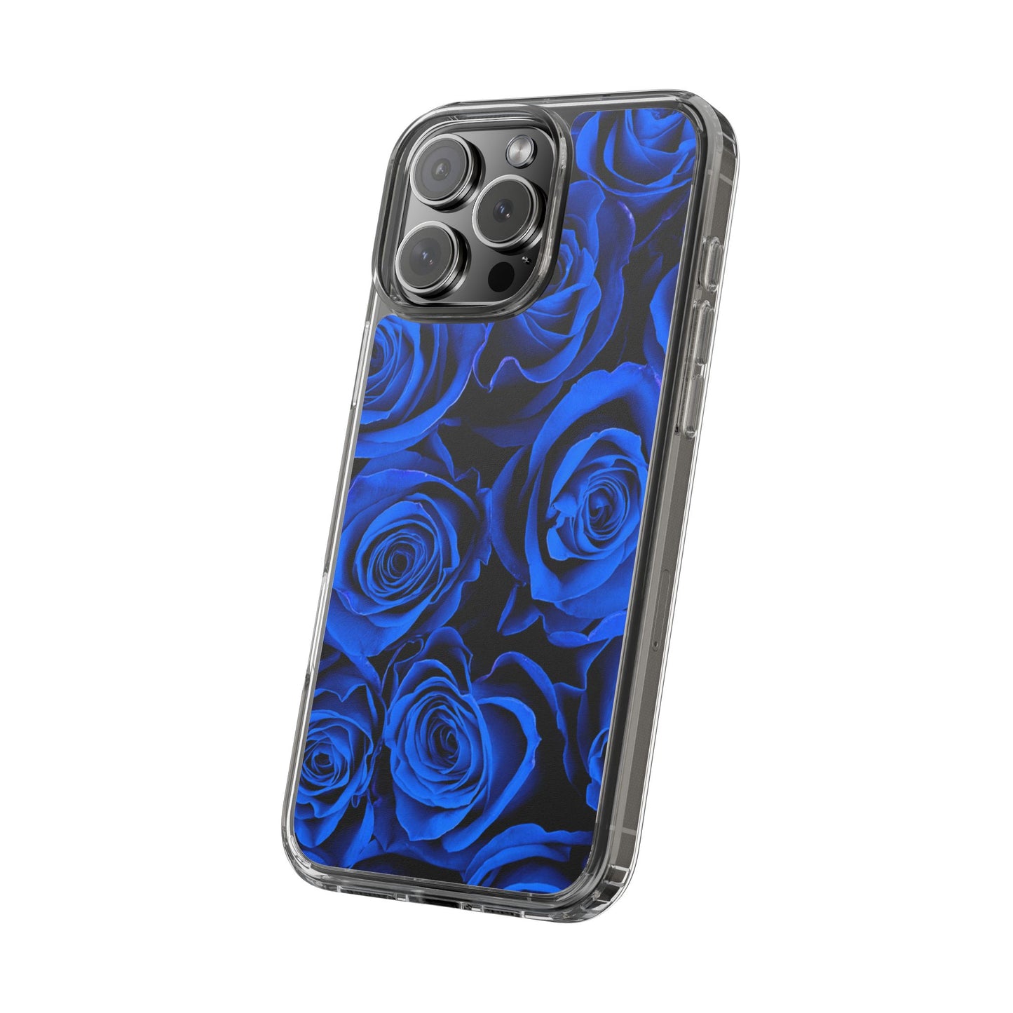 Clear Phone Case – Midnight Bloom