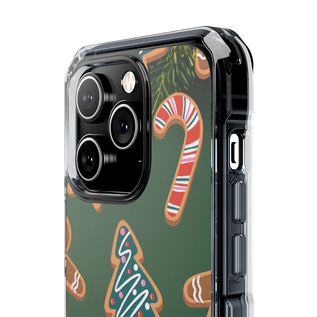 Clear Magnetic Phone Case – Cookie Season – Compatible with iPhone 14–17 Series