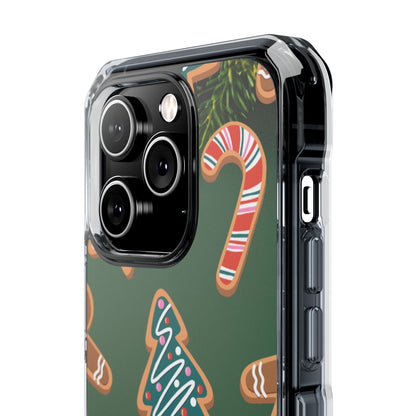 Clear Magnetic Phone Case – Cookie Season – Compatible with iPhone 14–17 Series