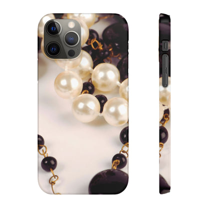 Snap Phone Case – Noir Pearl