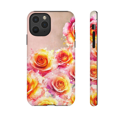 Protective Phone Case – Sunset Roses