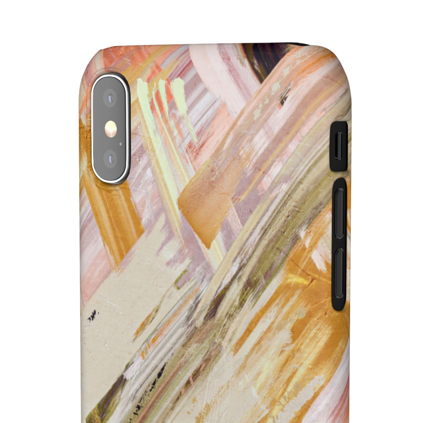 Snap Phone Case – Brush & Bronze