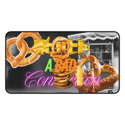 Neoprene Desk Mat – Never a Bad Connection Pretzel Stack