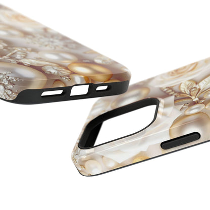 Impact-Resistant Phone Case – Ivory Opulence
