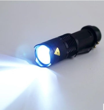 Adjustable Zoom LED Flashlight - Telescopic Beam Tactical Light