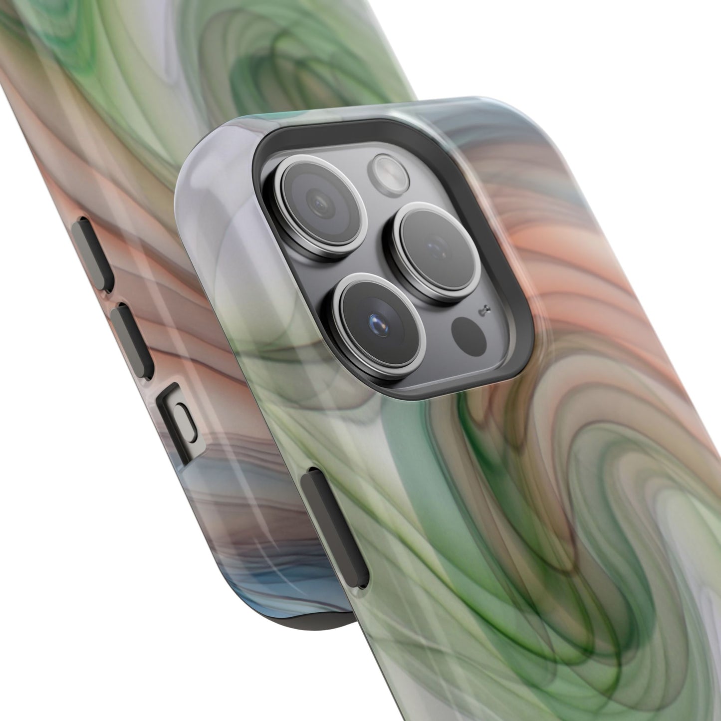 Impact-Resistant Phone Case – Marble Flow