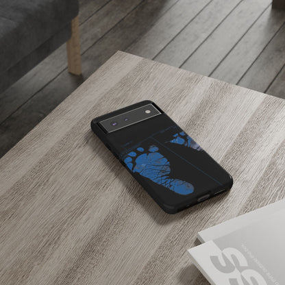 Protective Phone Case – Mom’s Little Blue Footprints
