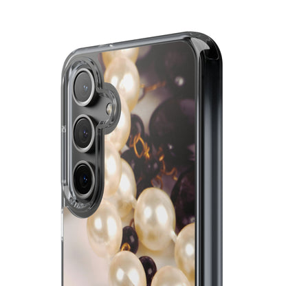 Clear Phone Case – Noir Pearl