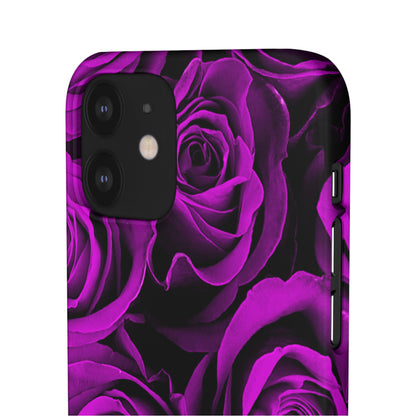 Snap Phone Case – Amethyst Roses