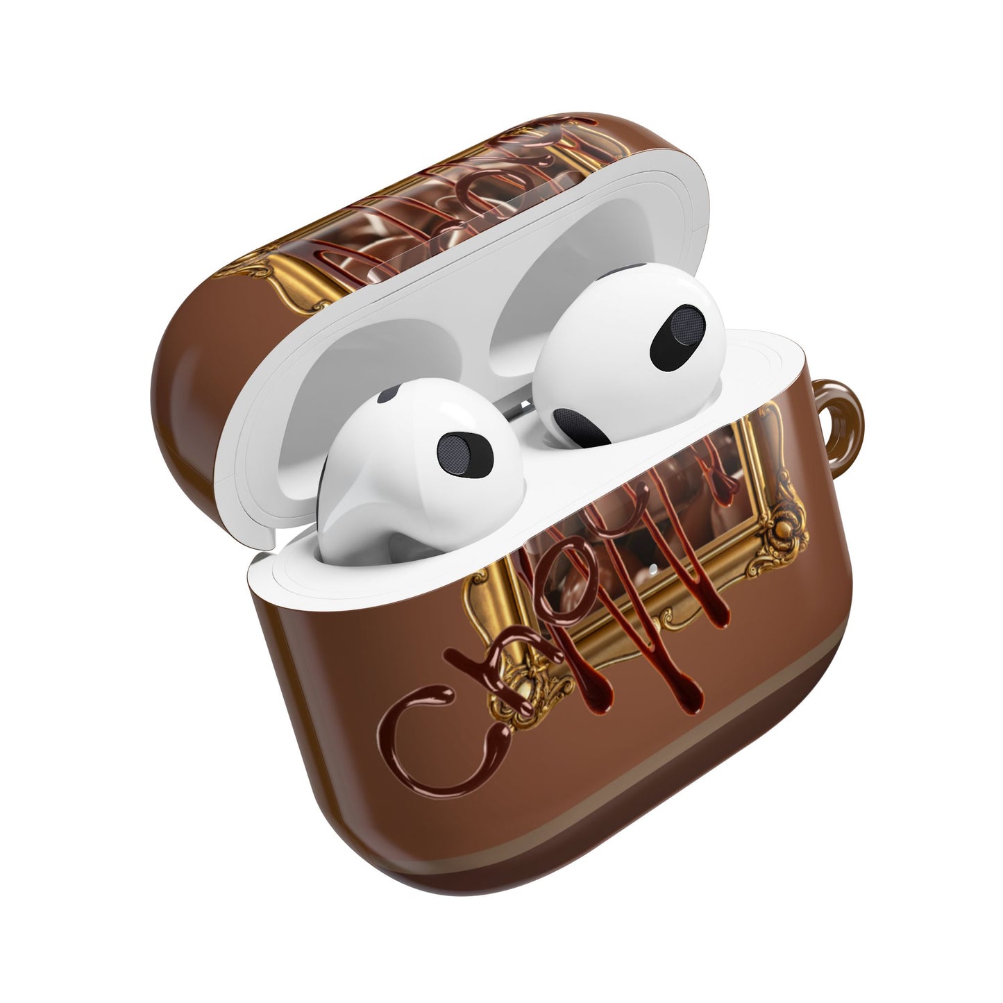 Wireless Earbud Case Cover – Chocolate Truffle