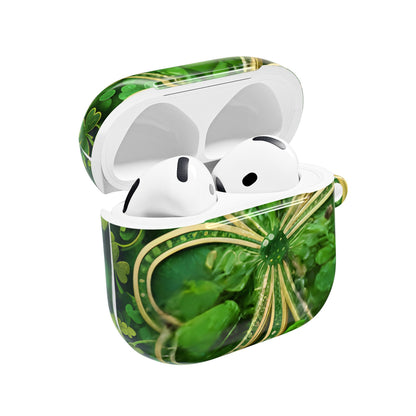 Earbud Case Cover – Lucky Clover Shamrock Kiss