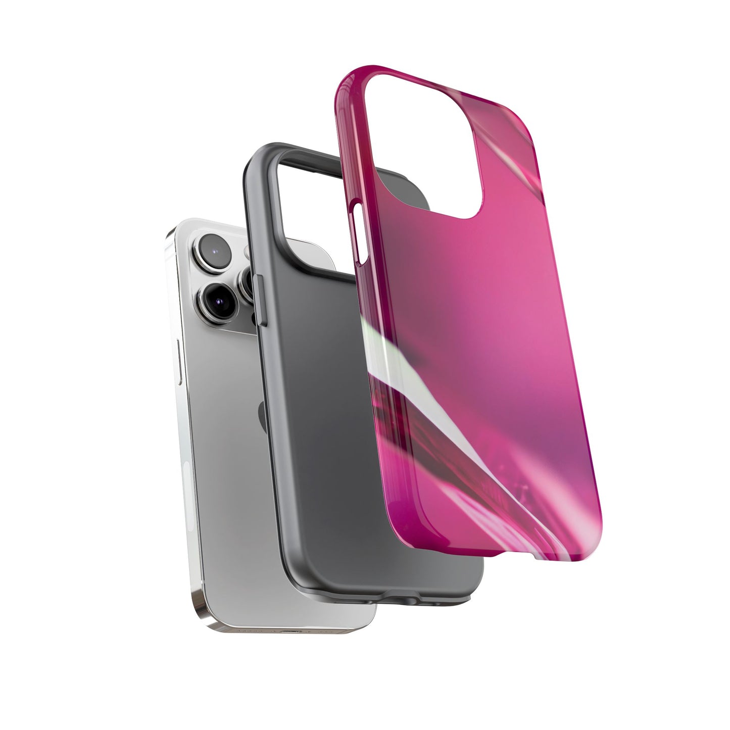 Protective Phone Case – Magenta Motion