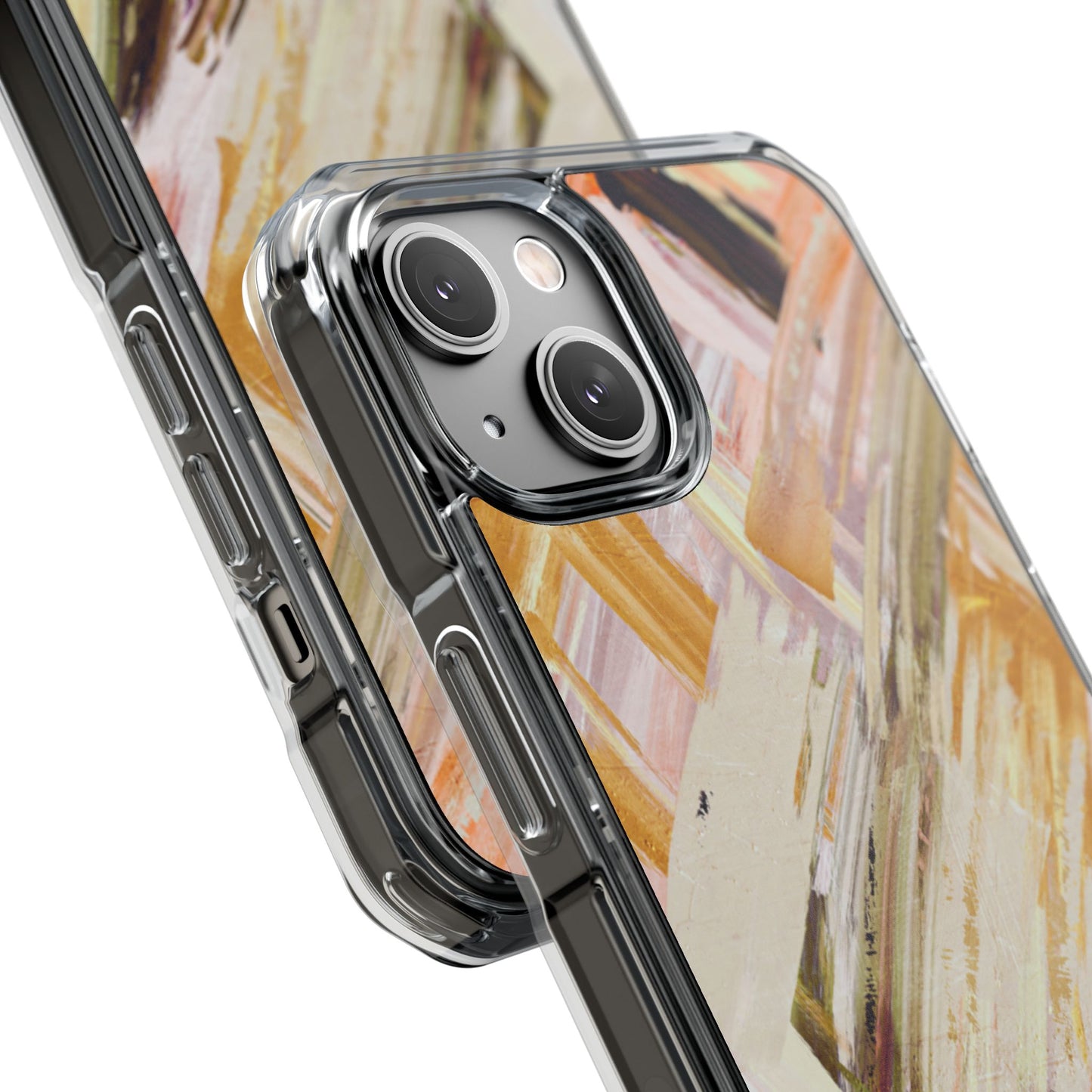 Clear Magnetic Phone Case – Brush & Bronze