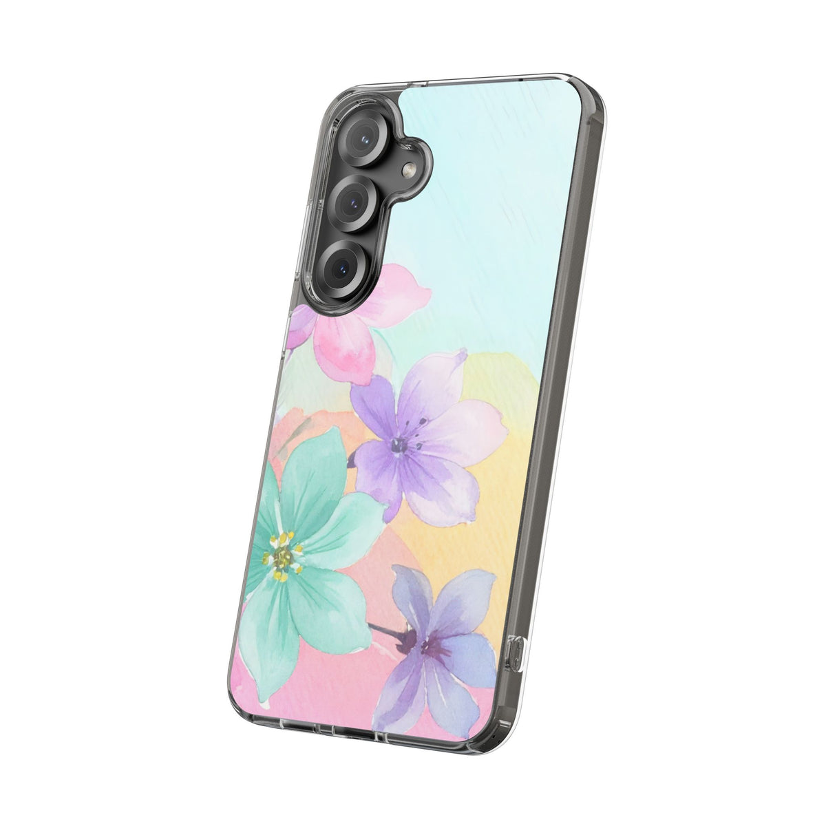 Clear Phone Case – Water Petal
