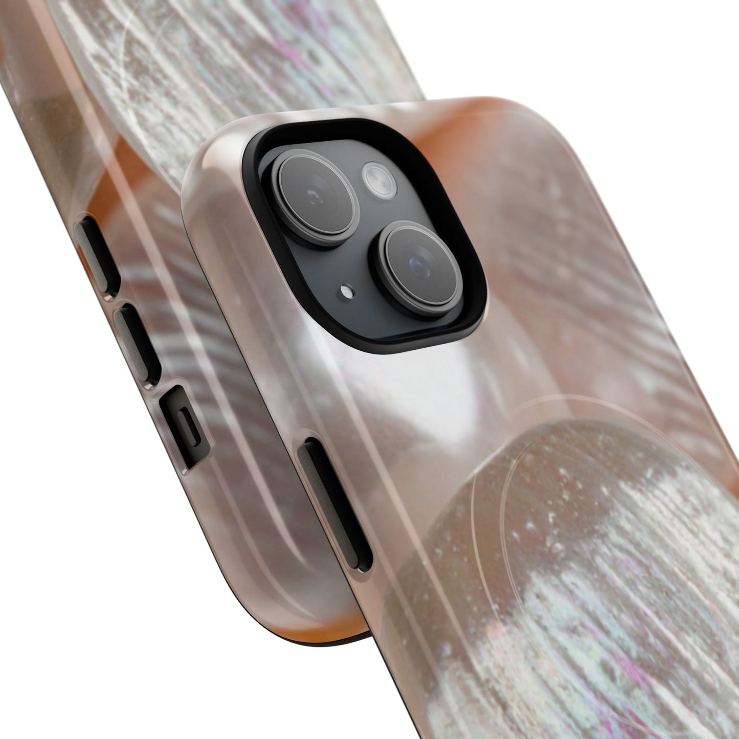 Protective Magnetic Phone Case – Blush Pearl