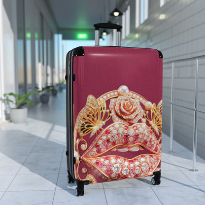 Hardshell Suitcase – Kiss of Gold