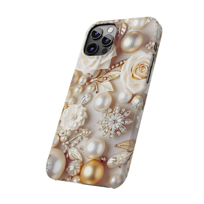 Slim Phone Case – Ivory Opulence