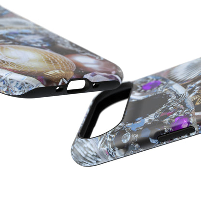 Impact-Resistant Phone Case – Chrome Jewel