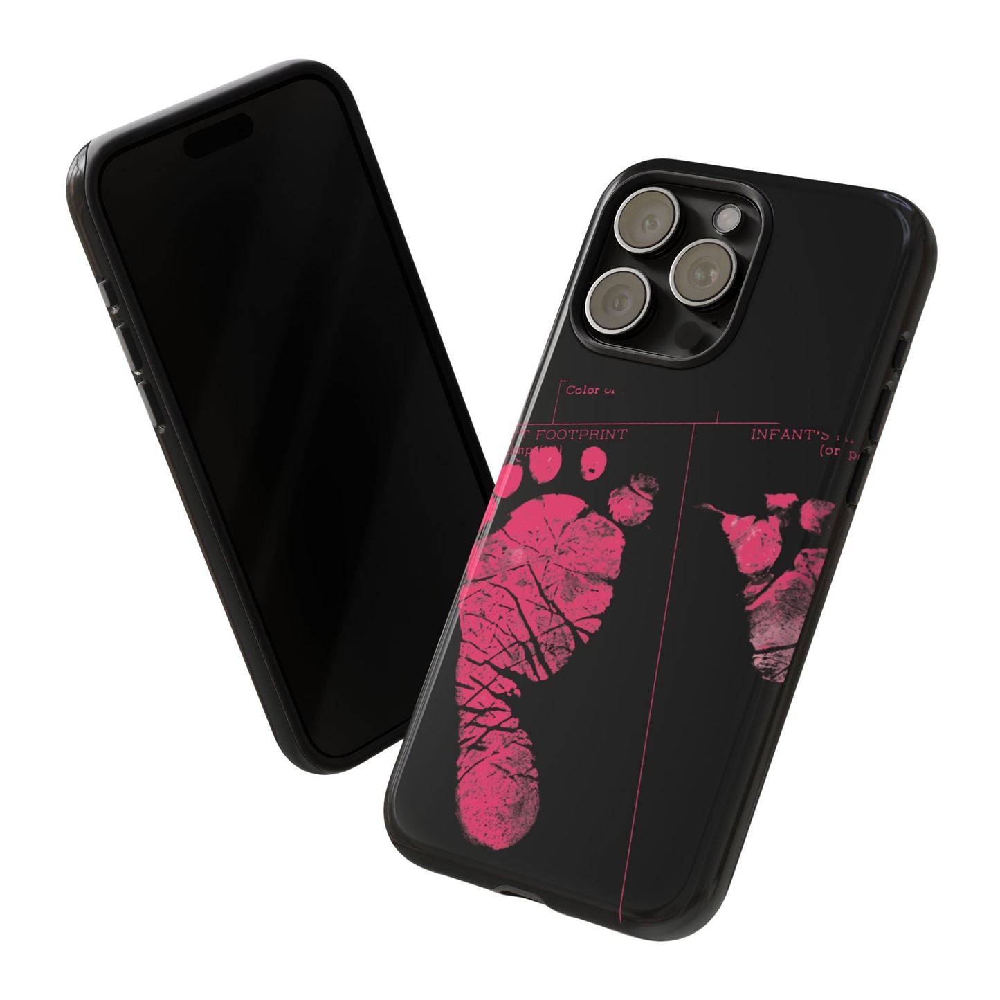 Protective Phone Case – Mom’s Little Pink Footprints