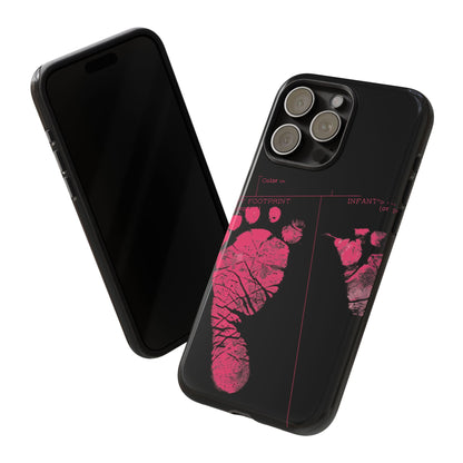 Protective Phone Case – Mom’s Little Pink Footprints