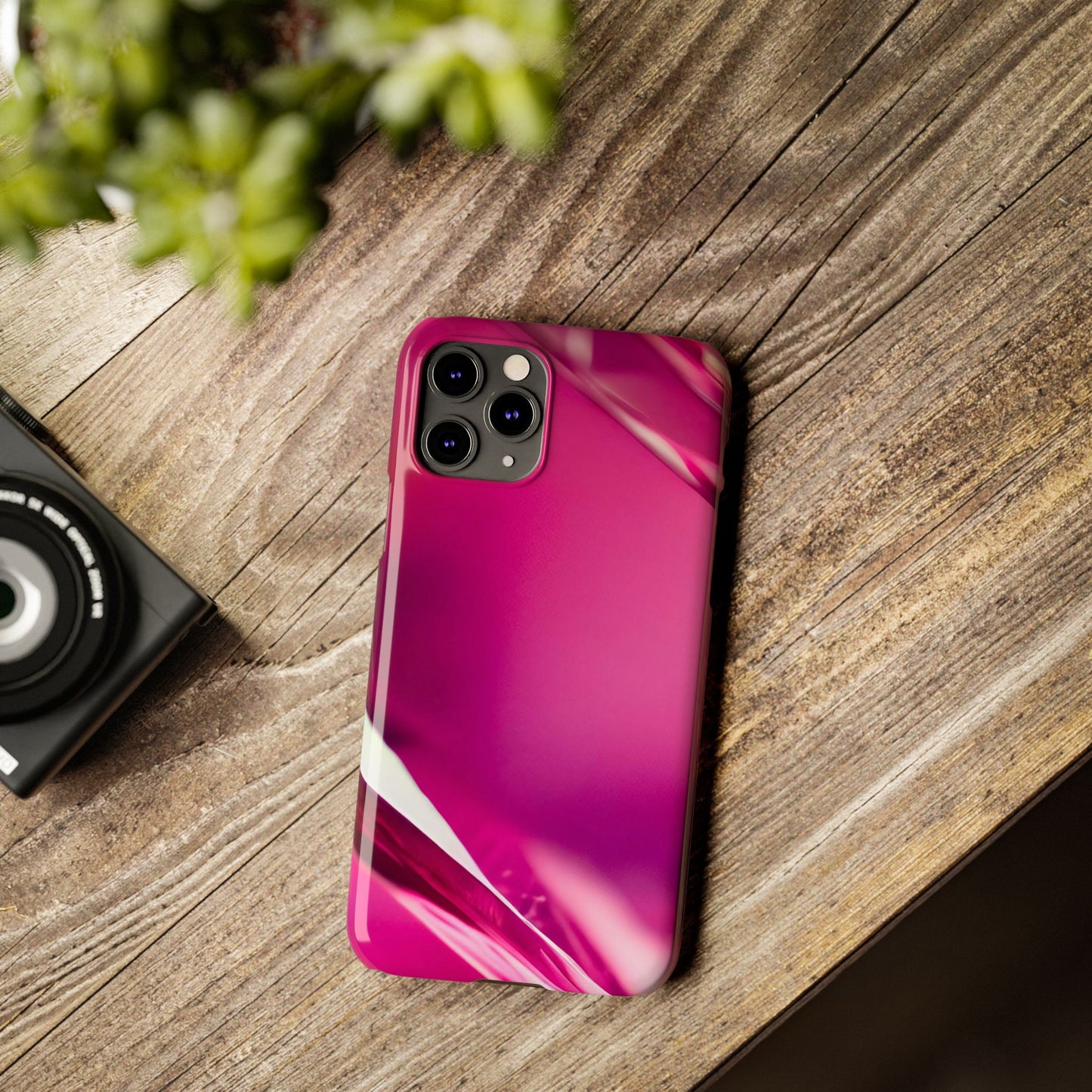 Slim Phone Case – Magenta Motion