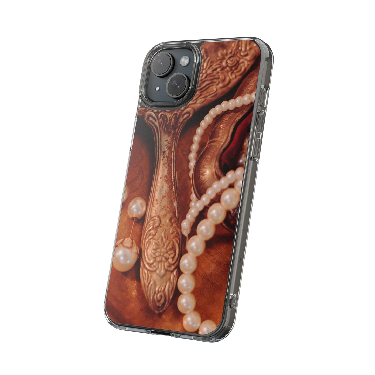 Clear Phone Case – Bronze Vanity