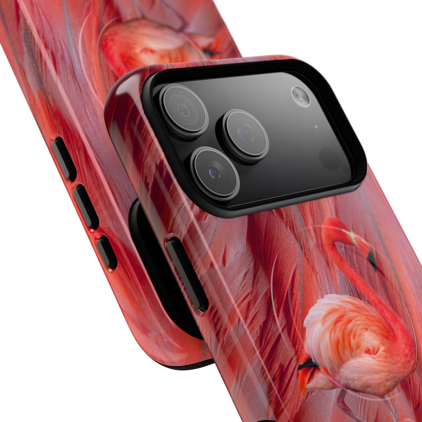 Protective Magnetic Phone Case – Scarlet Plume