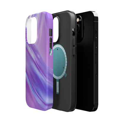 Wireless-Charging Compatible Case – Lavender Wave
