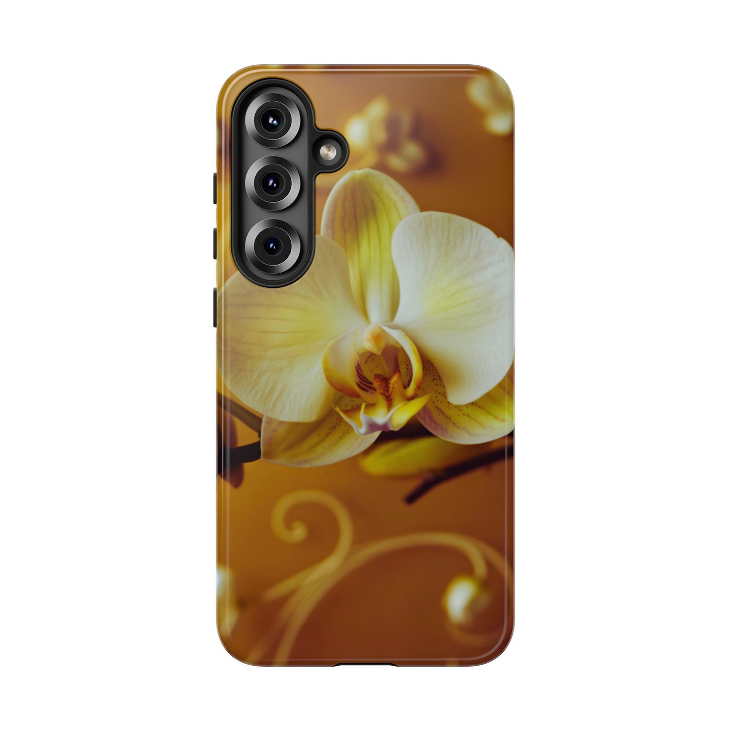 Protective Phone Case – Amber Orchid