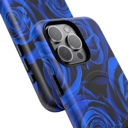 Protective Magnetic Phone Case – Midnight Bloom