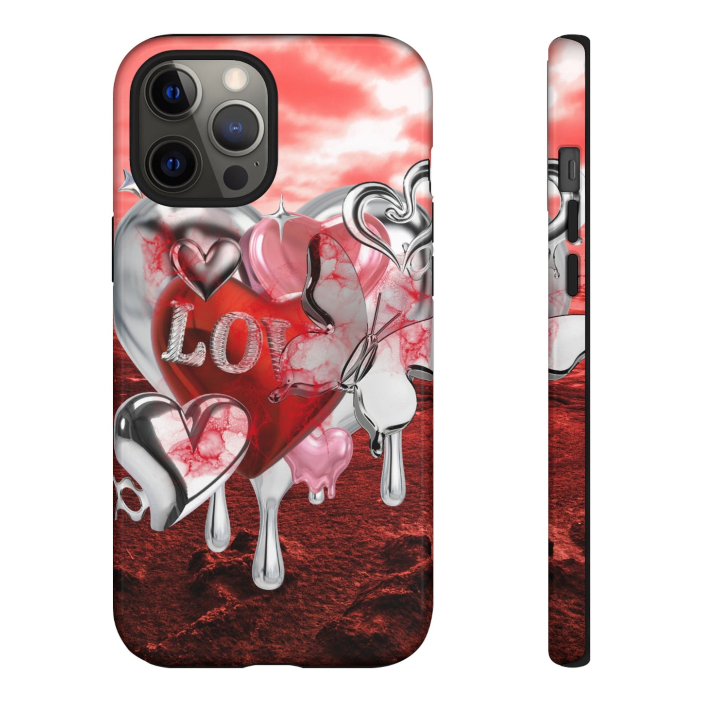 Protective Phone Case – Chrome Love