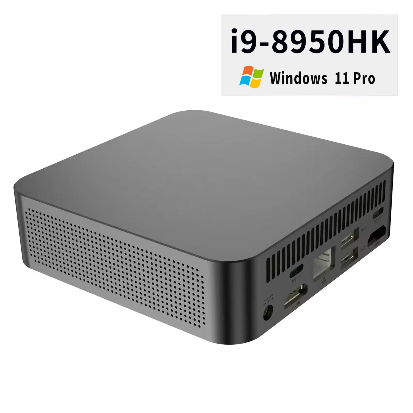 2025 Mini PC Core I9 8950HK N5095A Windows 11 Pro Desktop Pc Gaming Computer 16GB DDR4 1TB SSD Wifi6 BT5.2 4K Portable Pc