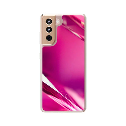 Clear Phone Case – Magenta Motion