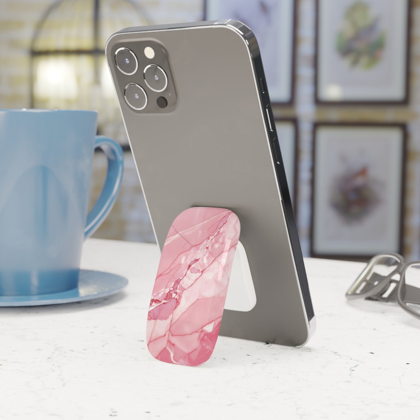 Phone Grip – Pink Agate