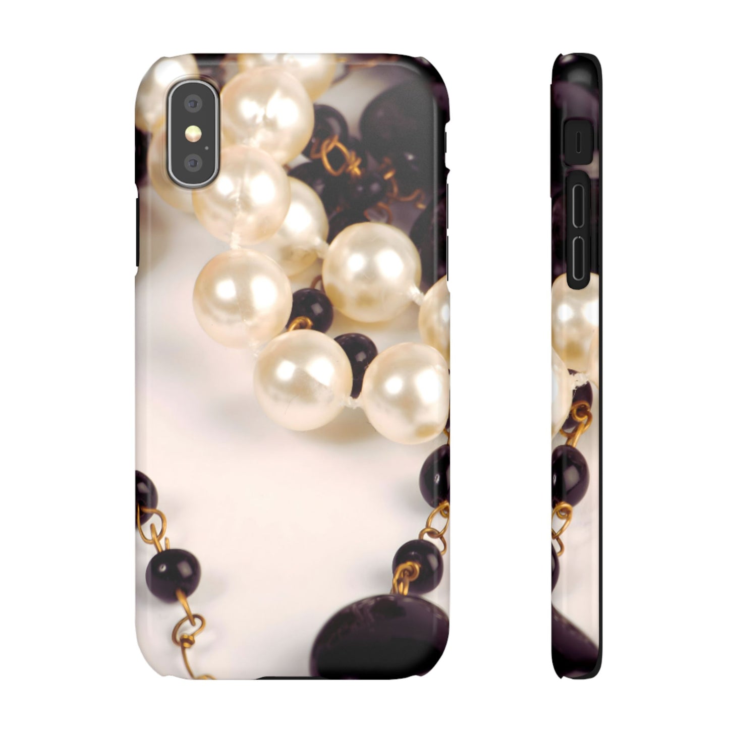 Snap Phone Case – Noir Pearl