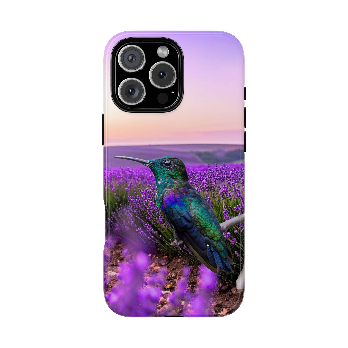 Protective Phone Case – Hummingbird Reverie